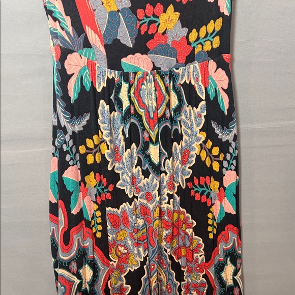 Anthropologie Maeve Camilla Maxi Dress Large Boho Paisley - Picture 6 of 9